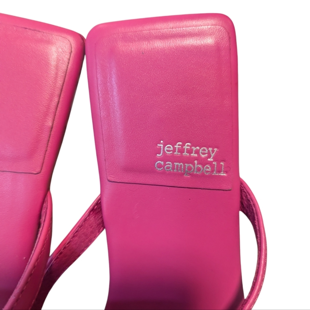 Jeffrey Campbell: Linques-2 In Fuchsia Gold Shoes… - image 5